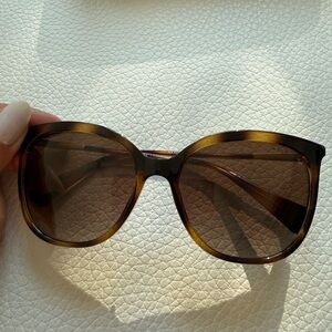 Ralph Lauren Double RL Dark Brown Sunglasses